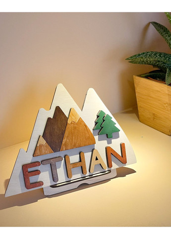 Пазл з горами іменний WittleWood (369778915)