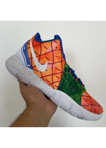 Цветные кроссовки kyrie 5 x spongebob “pineapple house” No Brand