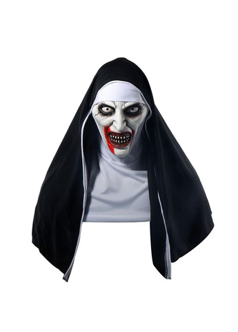Маска на Хелловін ручної роботи Черниця Nun 28х30х5см [F02B32F3-02] Heitan No Brand (307837742)