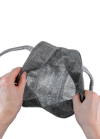 Термосумка для ланчбоксів та їжі сіра LoveYouHome Love You (336493554)