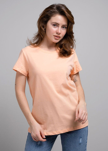 Помаранчева літня футболка жіноча 102815 Power
