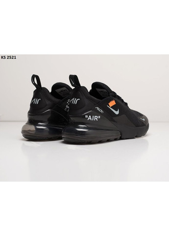 Черные демисезонные кроссовки мужские nike air max 270 black найк аир макс 270 No Brand