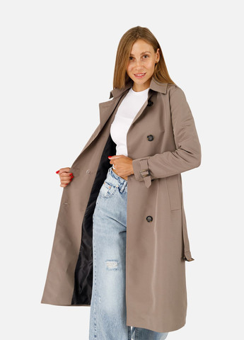 Женский плащ цвет капучино CB-00258667 RUKAV демисезон (316032790)