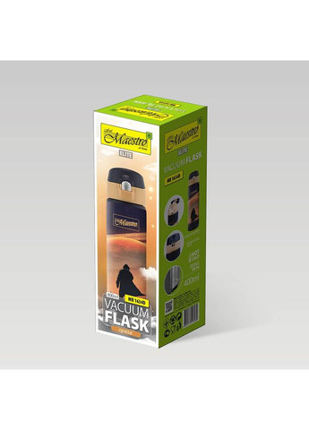 Термокружка MR-1634-D 400 мл черная Maestro (360642135)