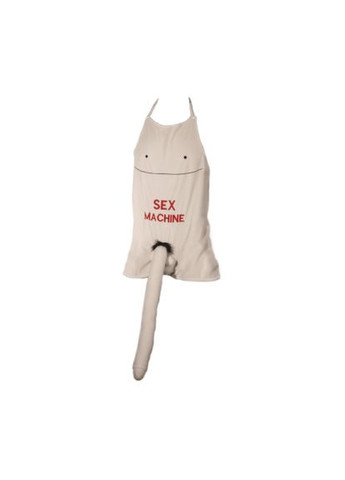 Кухонный фартук с плюшевым пенисом 52 см Sex Machine OOTB (320513642)