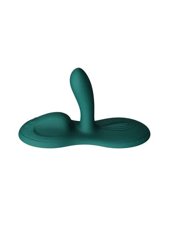 Смарт вибраторпульсатор для клитора и точки G с подогревом - Flora Turquoise Green Zalo (315013203)