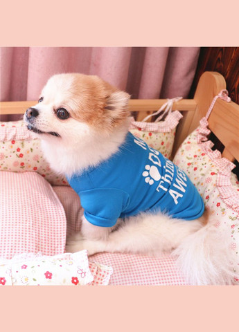Футболка для котов и кошек Pet Style "My Dog" Синяя XS No Brand - (323232174)