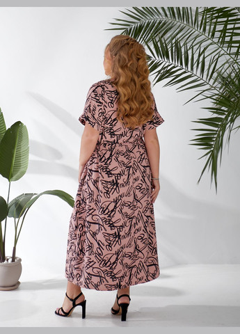 Пудрова повсякденний, святковий сукня Zemal з написами