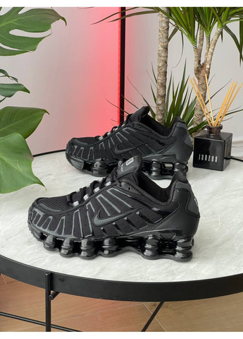 Кроссовки женские и мужские Nike Shox TL Black | Найк Шокс ТЛ черные No Brand чёрные демисезоны (362085058)