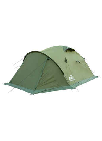 Палатка Mountain 3 (V2) зеленая (TRT023-green) (TRT-023-green) Tramp (315518542)