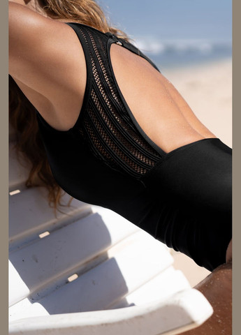 Чорний літній купальник CUPSHE