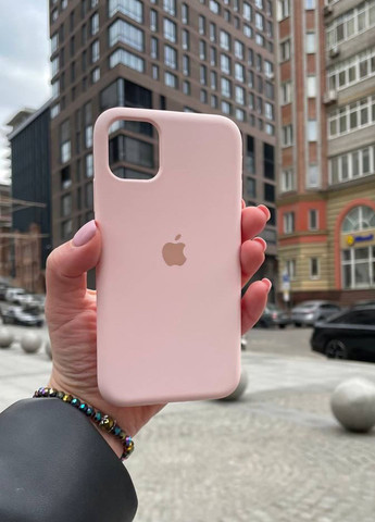 Чохол для iPhone 11 рожевий Ash Pink Silicone Case силікон кейс No Brand (289754211)
