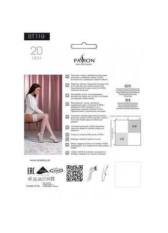 Чулки ST119 белые - CherryLove Passion (282966123)