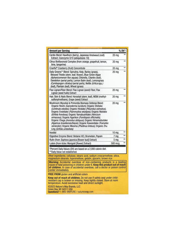 Once Daily Women Ultra Multivitamin 60 табл на українську мову буде: "Одноразовий жіночий ультра мультивітамін 60 Nature's Way (393477866)