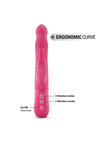 Вибратор-кролик Dorcel Baby Rabbit Magenta 2.0 с жемчужным массажем и вращающейся головкой No Brand (366878375)