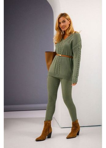 Брюки с кантом 2408 Оливковый Triko Bakh (368650840)