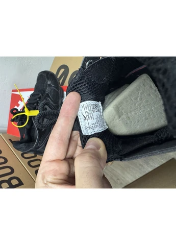 Чорні кросівки чоловічі nike x stussy air zoom spiridon black найк стусі чорні демісезон No Brand