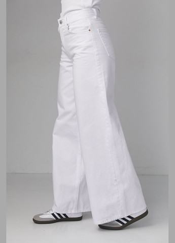 Жіночі джинси Palazzo - білий Lurex - (293293043)