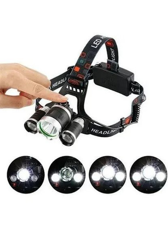 Налобний ліхтар BL-RJ-3000-T6 4 режими Повна комплектація (2104618822) Bailong (370606339)