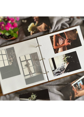 Дерев'яний фотоальбом на подарунок мандрівнику | Універсальний розмір фото No Brand (370386880)