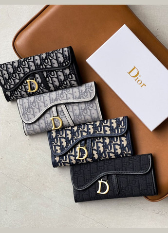 Крістіан Діор Saddle гаманець-візитниця (чорний колір) No Brand (317887389)