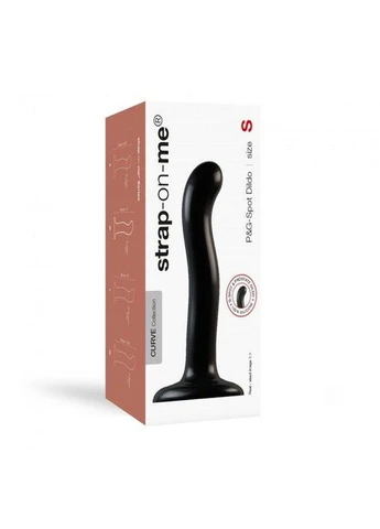 Насадка для страпона P&G-Spot Dildo, силікон, розмір S Strap-On-Me (303904007)