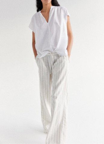 Біла літня блузка H&M
