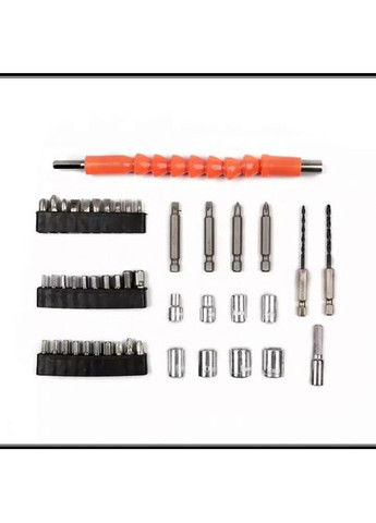 Шуруповерт акумуляторний у валізі викрутка з насадками 47в1 та розкладною ручкою LY-83 MDR No Brand (371793941)