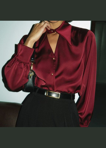 Бордова блузка жіноча Гермес