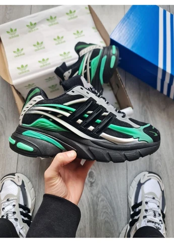 Зелені кросівки чоловічі adidas adistar jellyfish pharrell williams focus olive адідас адістар зелені демісезон No Brand