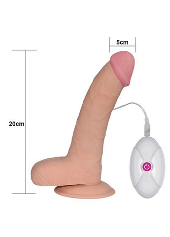 Вибратор The Ultra Soft Dude Vibrating 8.8 CherryLove Lovetoy (282709605)