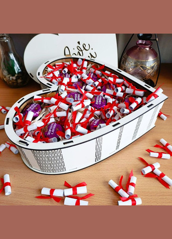 Подарочный набор из конфет и 101 причины Почему я тебя люблю для девушки на день влюбленных 8 марта (ar273) No Brand (348316094)