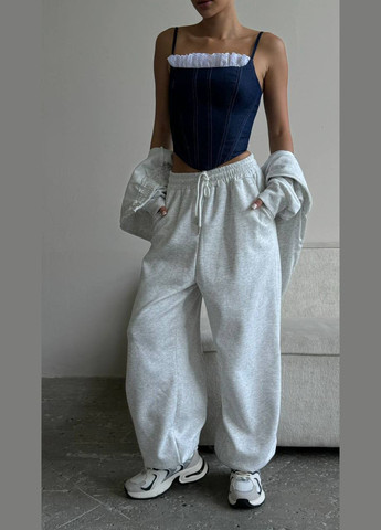 Оверсайз костюм из двунити – комфорт и стиль в ежедневном образе queensleep_7km 2351 (340112073)