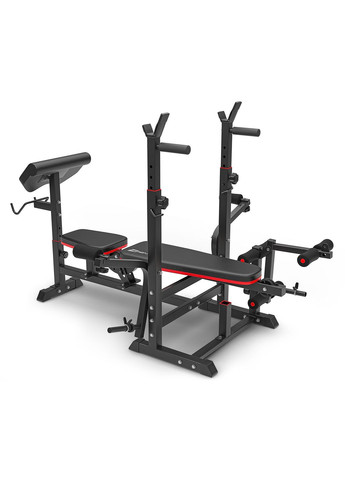 Набор Premium 38 кг со скамьей HS1075 Pro, штангой и гантелями. Hop-Sport (304267083)