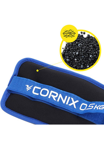 Обважнювачі-манжети для ніг та рук 2 x 0.5 кг Cornix XR-0172 (275654171)