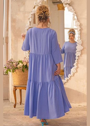 Сиреневое откровенный платье с оборками клара сиреневая 56 Tatiana