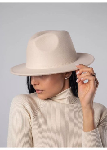 Шляпа Федора унисекс с регулировкой размера (поля 7 см) демисезон No Brand (362346129)