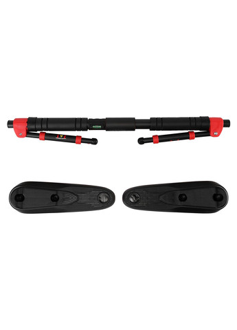 Турник раздвижной Elite 80-120 см XR-0290 Black/Red Cornix (304995871)