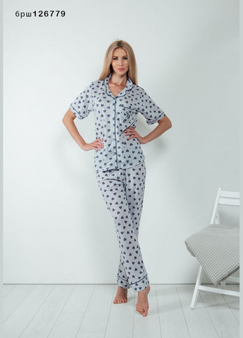 Прозора жіноча піжама тонкий трикотаж BOYRAZ