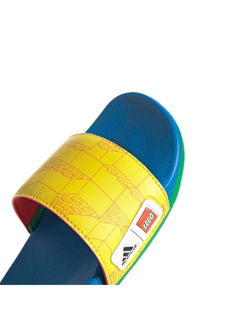 Синие шлепанцы adilette comfort x lego® adidas