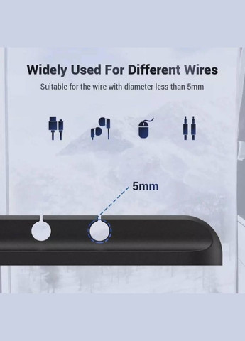 Фіксатор кліпса для кабелю на стіл / в авто / на 5 проводів TOPK (349843832)