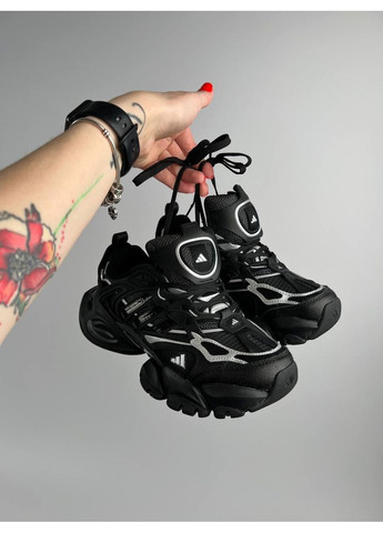 Чорні Осінні кросівки чоловічі adidas vento xlg deluxe black адідас венто xlg делюкс No Brand