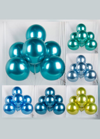 Латексные шары rose red 5 дюймов хромированные 100 шт. No Brand (345704153)