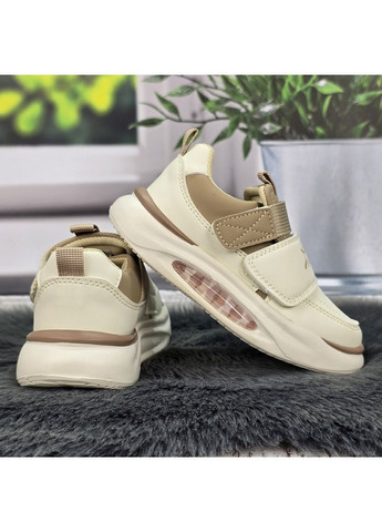 Бежевые демисезонные кроссовки детские для девочки Jong Golf