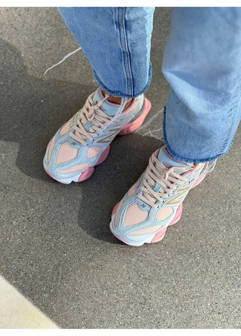 Голубые демисезонные кроссовки мужские new balance 9060 joe freshgoods inside voices baby shower blue нью беланс 9060 No Brand