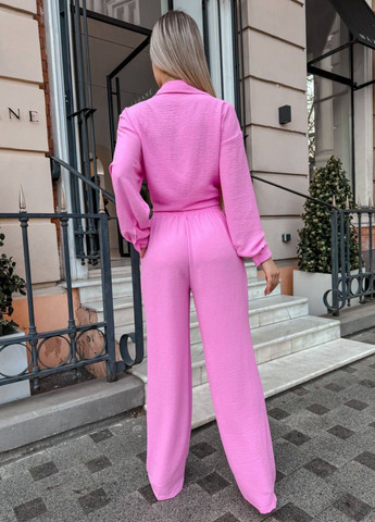 Базовый повседневный свободный костюм двойка: рубашка + штаны Україна (328392192)