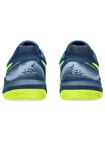 Темно-синие демисезонные детские кроссовки gel-resolution 9 clay темно-синий Asics