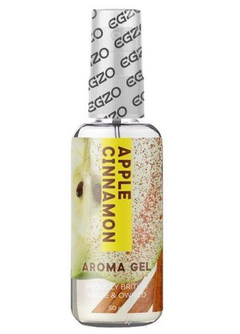 Съедобный гель-лубрикант Aroma Gel Apple Cinnamon яблоко с корицей, 50 мл Egzo (303880541)