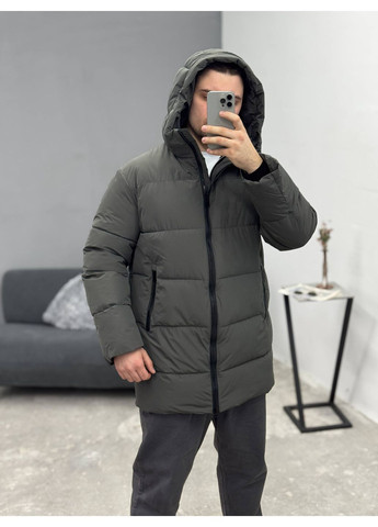 Графітовий зимній Пуховик Україна