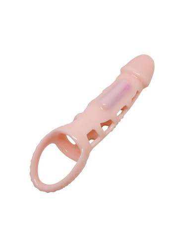 Телесная насадка на член с вибрацией и подхватом мошонки Pretty Love "Harrison" LyBaile (299177813)